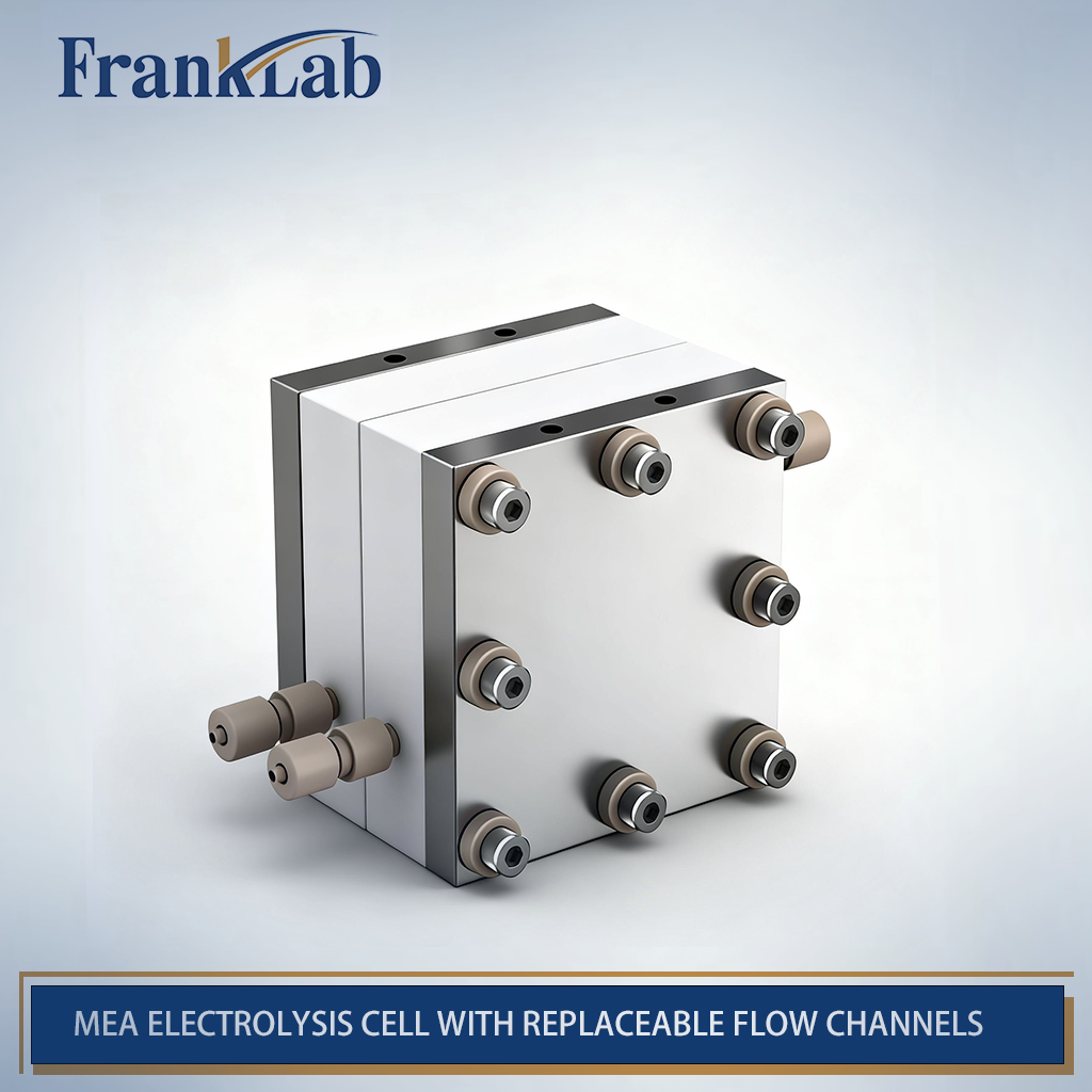 MEA Electrolysis Cell with Replaceable Flow Channels – Franklab