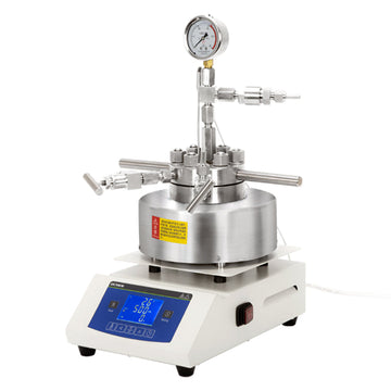 High pressure reactor with magnetic stirrer, capacity 50 to 500 ml