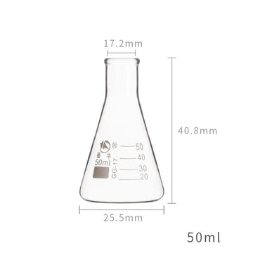 Erlenmeyer flask, narrow neck, 25 ml to 10000 ml
