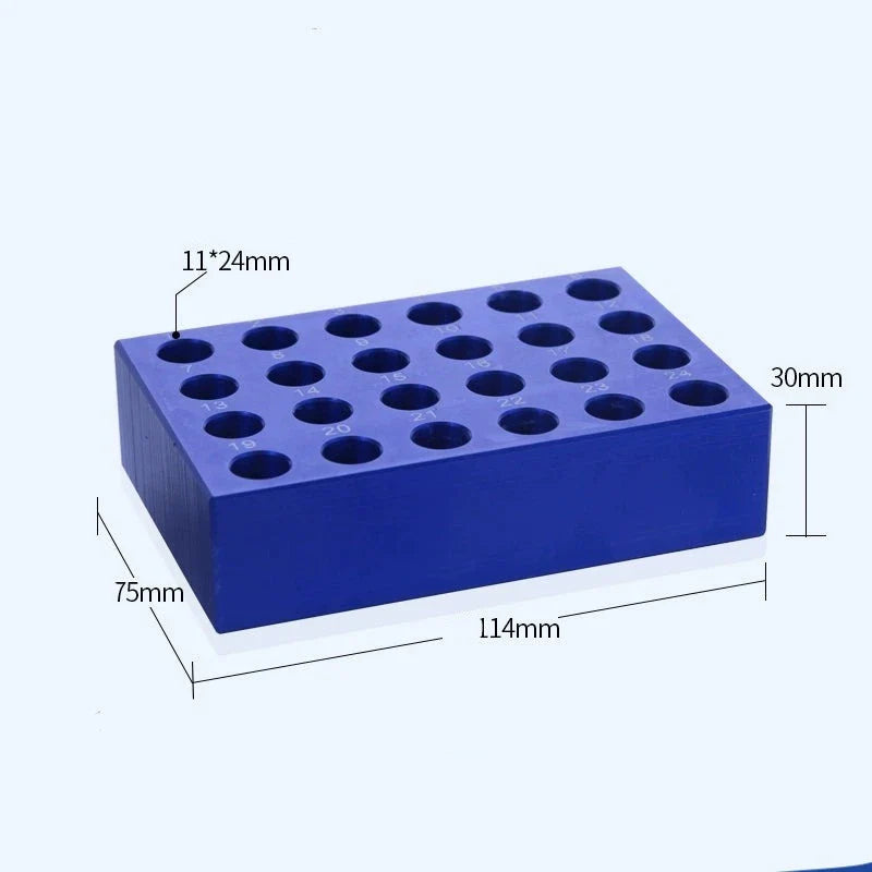 Aluminum cooling rack for 0.2 ml to 50 ml vials