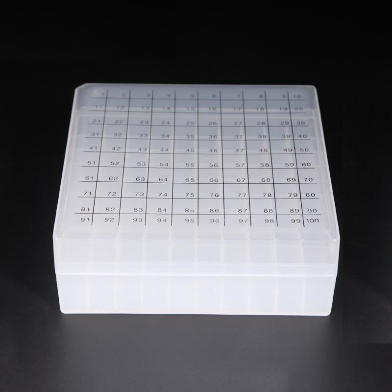 Cryogenic storage box for 2 ml Cryogenic vials, slots 81-100