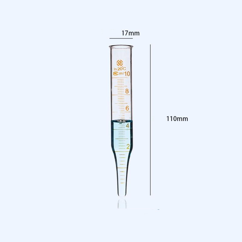Centrifuge glass tubes with conical bottom, capacity 5 to 50 ml, 10 pcs/pack