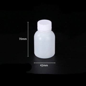 Narrow mouth bottles, Plastic PE, capacity 50 ml to 1000 ml