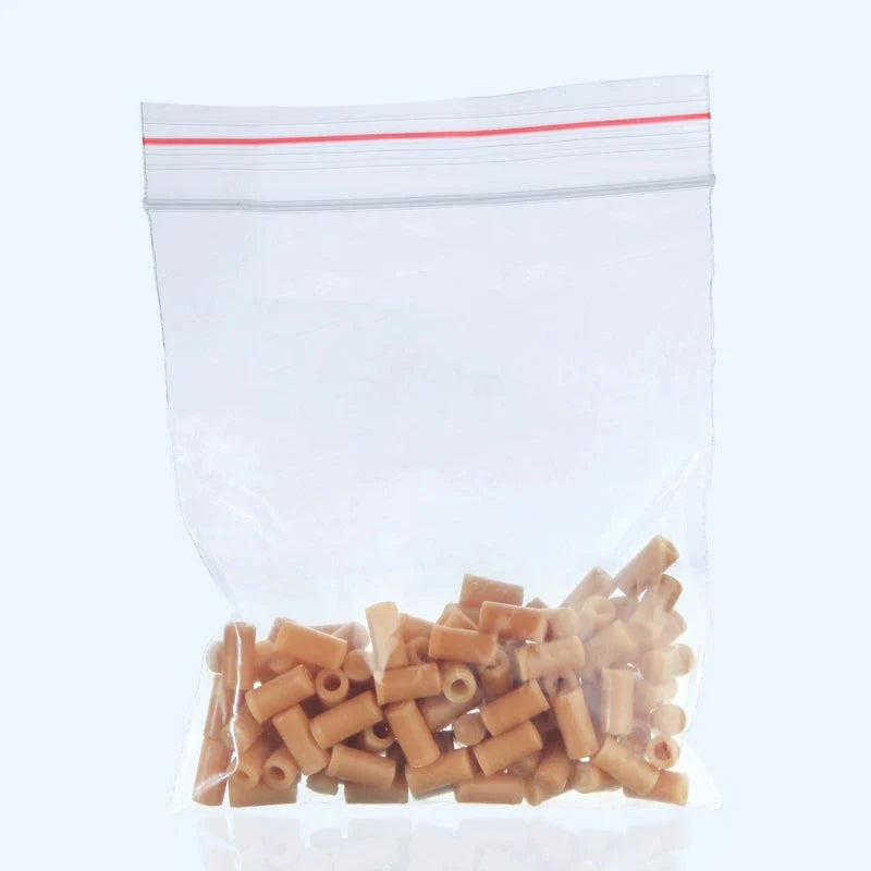 Universal rubber syringe caps, 100 units/pack