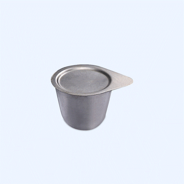 Nickel Crucible with lid, capacity 30 to 50 ml