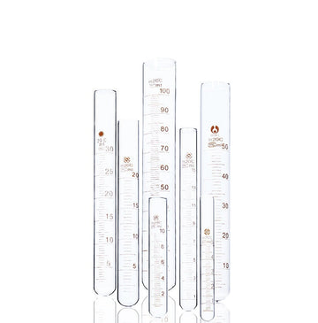 10 pcs/pack, glass test tube, graduated