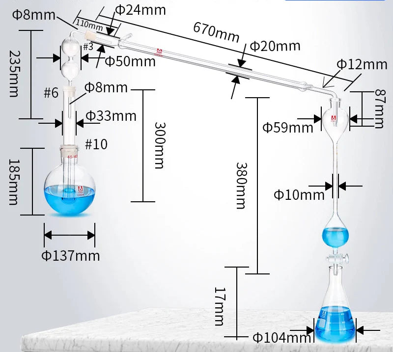 Apparatus to determination for neutral oils and pyridine bases contents of phenol products