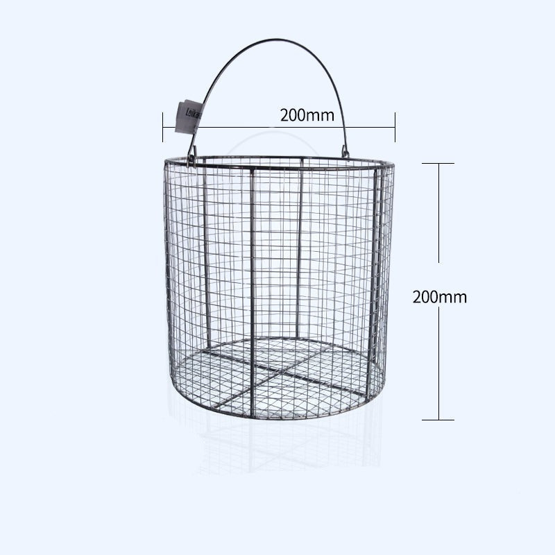 Round sterilisation cleaning baskets, stainless steel