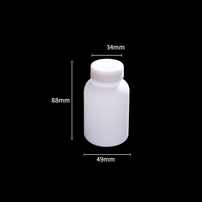 Wide mouth bottles with screw cap, Plastic PE, capacity 50 ml to 2000 ml