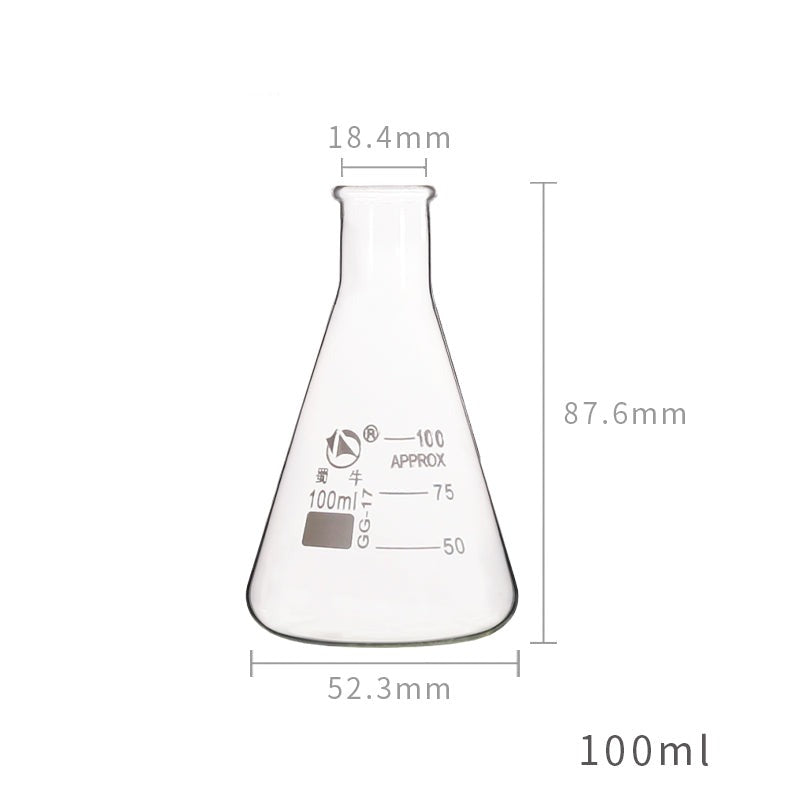Erlenmeyer flask, narrow neck, 25 ml to 10000 ml