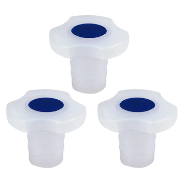 Plastic Stoppers, 3 Pack