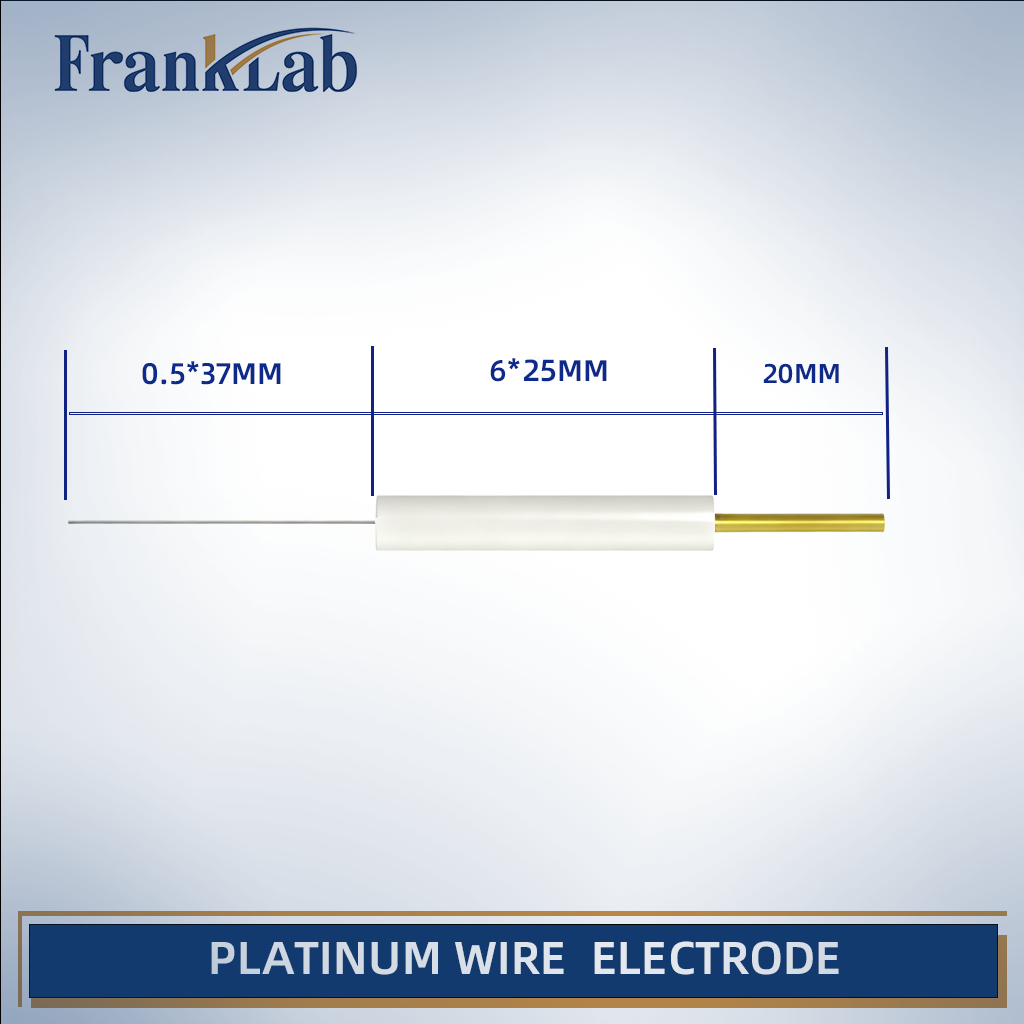 Platinum Wire  Electrode, >99.99% Purity,PTFE/PEEK