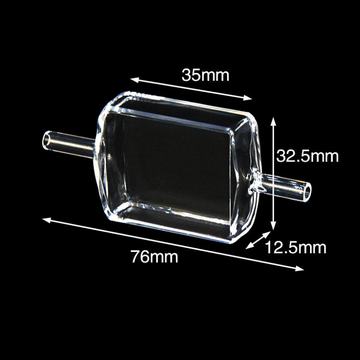 UV quartz marco flow through cells,double lightpath 10/30 mm