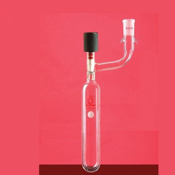 Schlenk tube with high vacuum valve and neck on side, capacity 10 to 250 ml