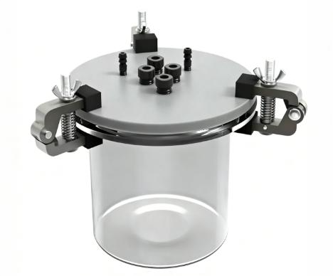 Large-Volume Sealed Electrochemical Cell