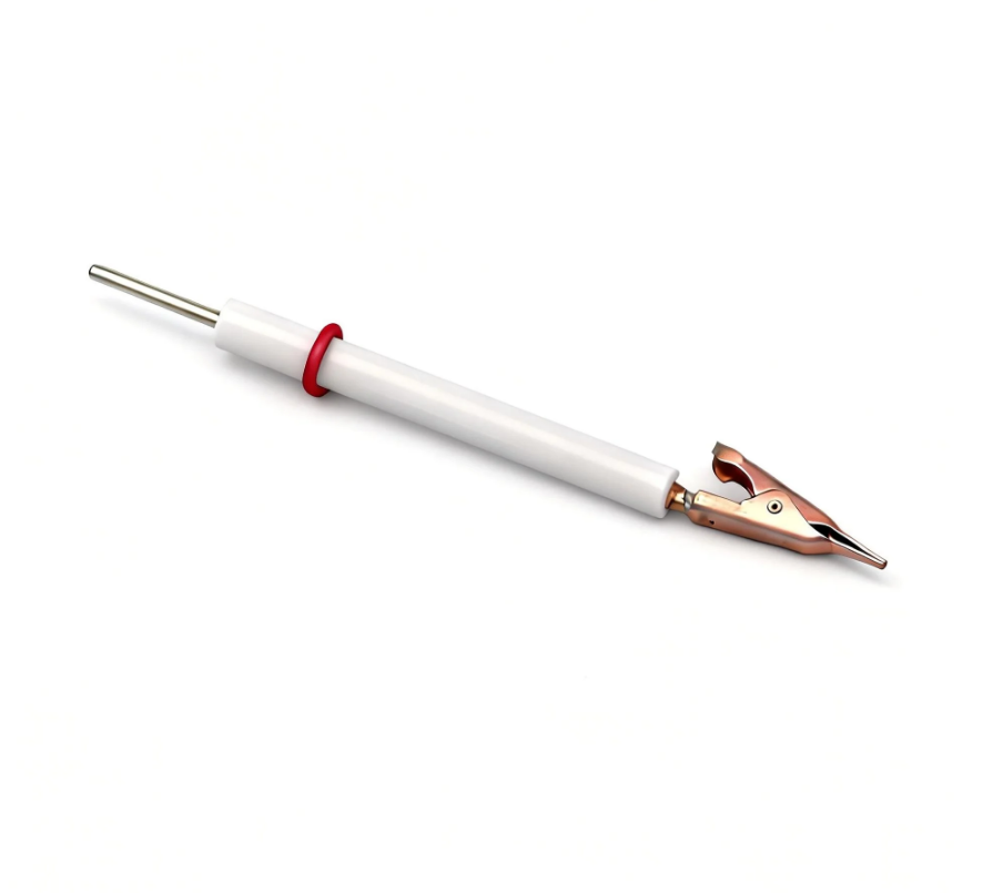 Nickel Plated Copper Electrode Holder/Alligator Clip Protective Cover， 0.1-5 mm Clampable Thickness, >99.99% Purity,