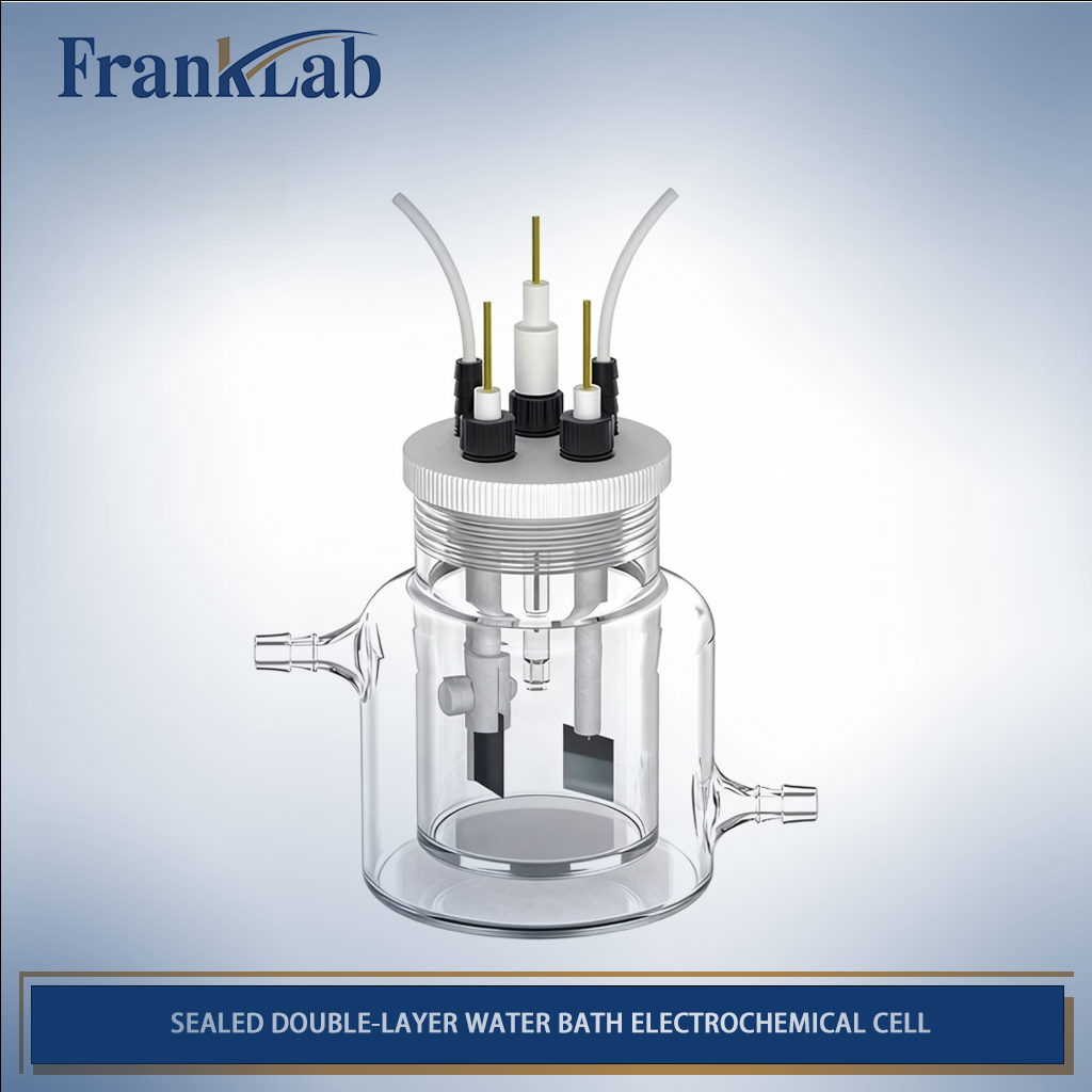 Sealed Double-Layer Water Bath Electrochemical Cell