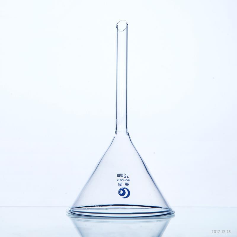 Short stem funnel, diameter 40 mm to 150 mm