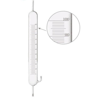 Soap bubble flowmeters, capacity 1 ml to 10 L