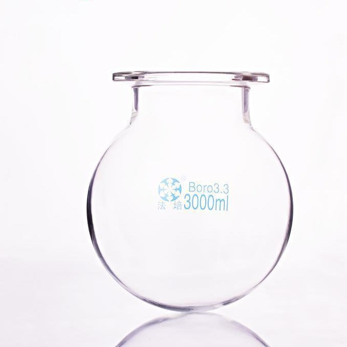 Spherical reaction vessel, flange diameter DN 100 to DN 200, capacity  1000 to 20000 ml