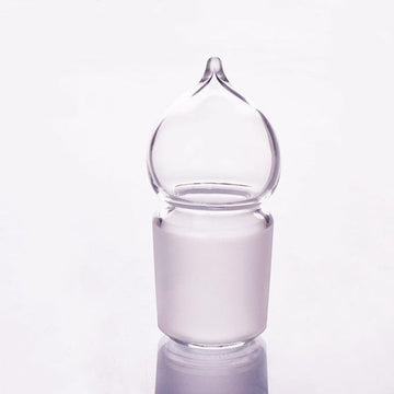 Stopper with joint, hollow glass
