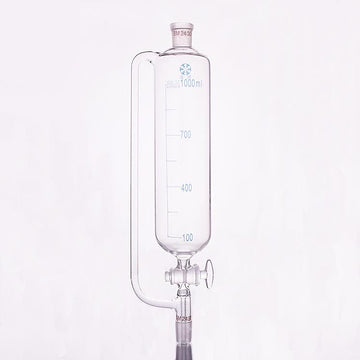 Dropping funnel with pressure compensation and Graduation, 50 ml to 2000 ml