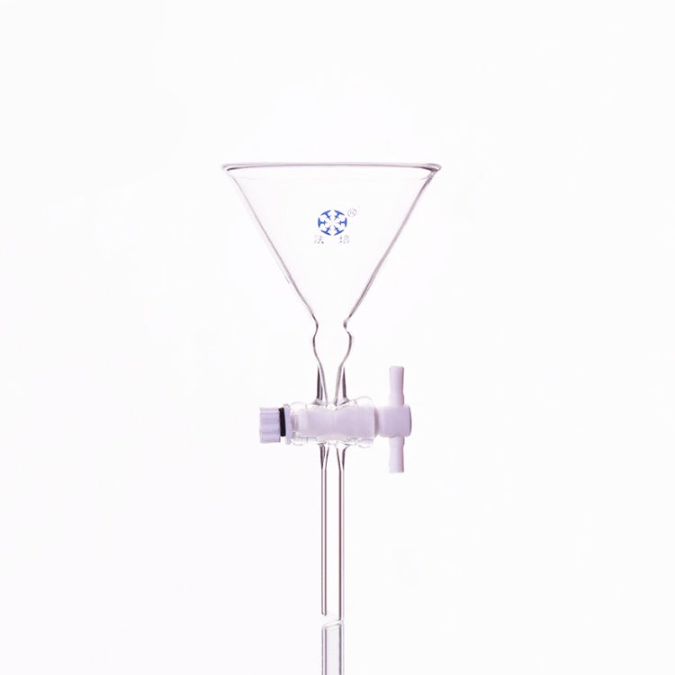 Funnel with stopcock, diameter 95 mm to 120 mm