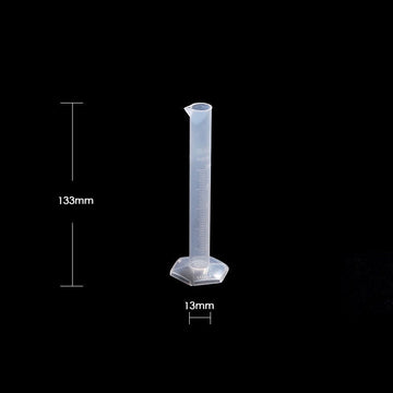 Measuring cylinders with base and spout, Plastic PP, 10 ml to 2000 ml