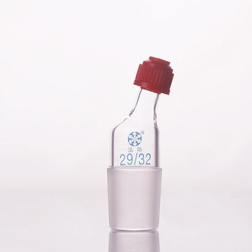 Thermometer adapter with side hole cap