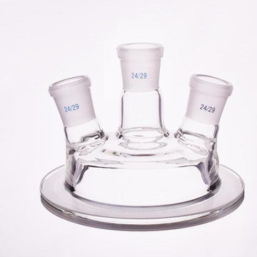Three-necked reaction head, flange diameter DN 100 to DN 200