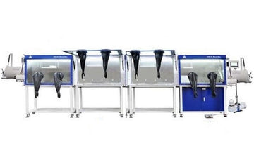 Triple Chambers Glove Box with Gas Purification System
