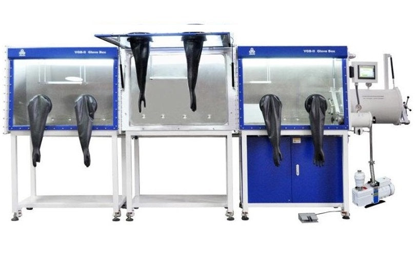 Triple Chambers Glove Box with Gas Purification System