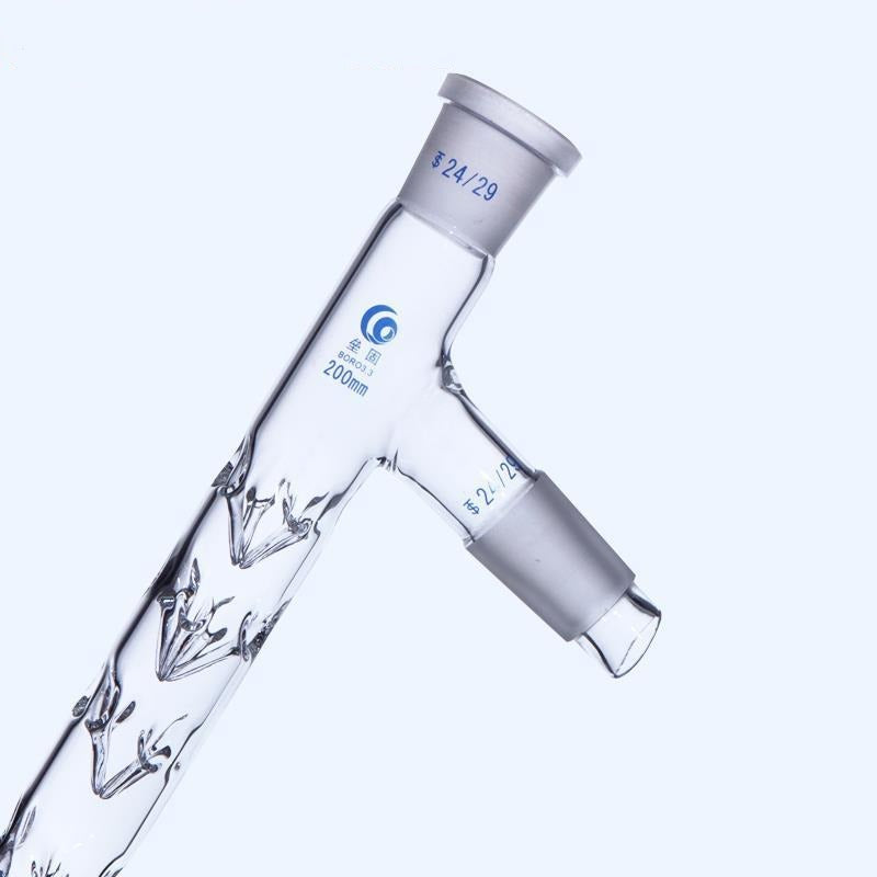 Vigreux column with side tube and joint, length 200 mm to 600 mm