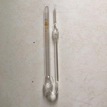Viscometer acc. to Ostwald, capillary diameter 0.4 to 1.0 mm