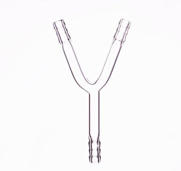 Y-shaped hose connector, diameter 8 to 12 mm