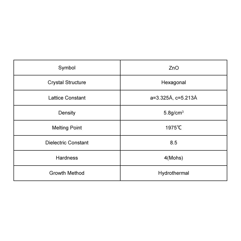 ZnO Single Crystal Substrate