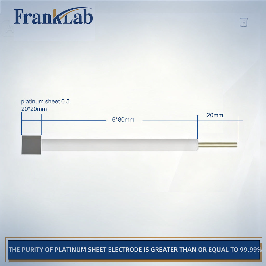 Platinum Sheet Electrode，>99.99% Purity