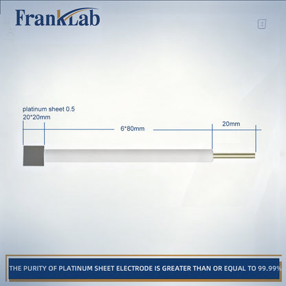 Platinum Sheet Electrode，>99.99% Purity