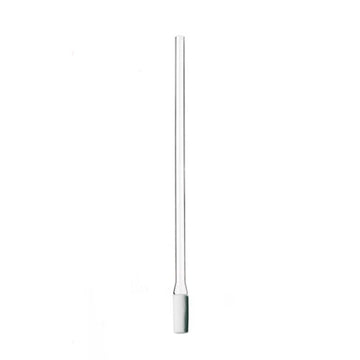 Gas dispersion tube with frit, straight