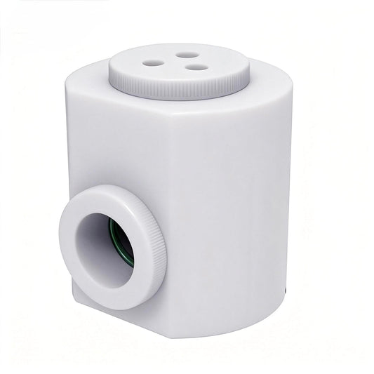 PTFE Non-Sealed Electrolytic Cell with Quartz Optical Window