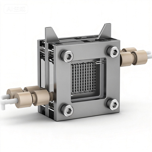 Quartz-Window Observable MEA Reactor Cell