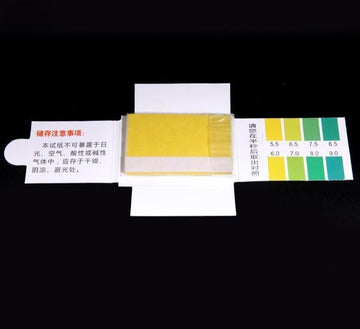 pH indicator papers, measuring range 5.5 to 9.0