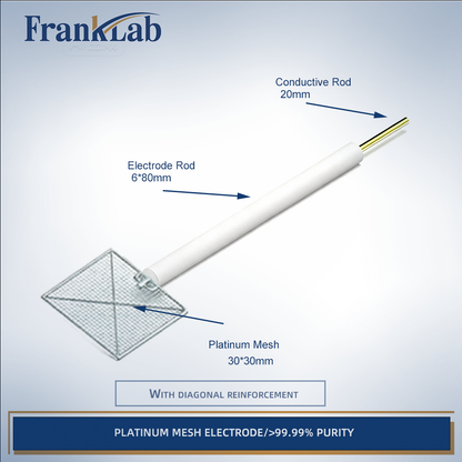 Platinum Mesh Electrode,  >99.99% Purity